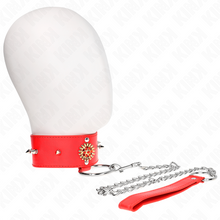 KINK Collar Con Correa Rojo – Accesorio Ajustable Con Diseño Elegante De Diamantes