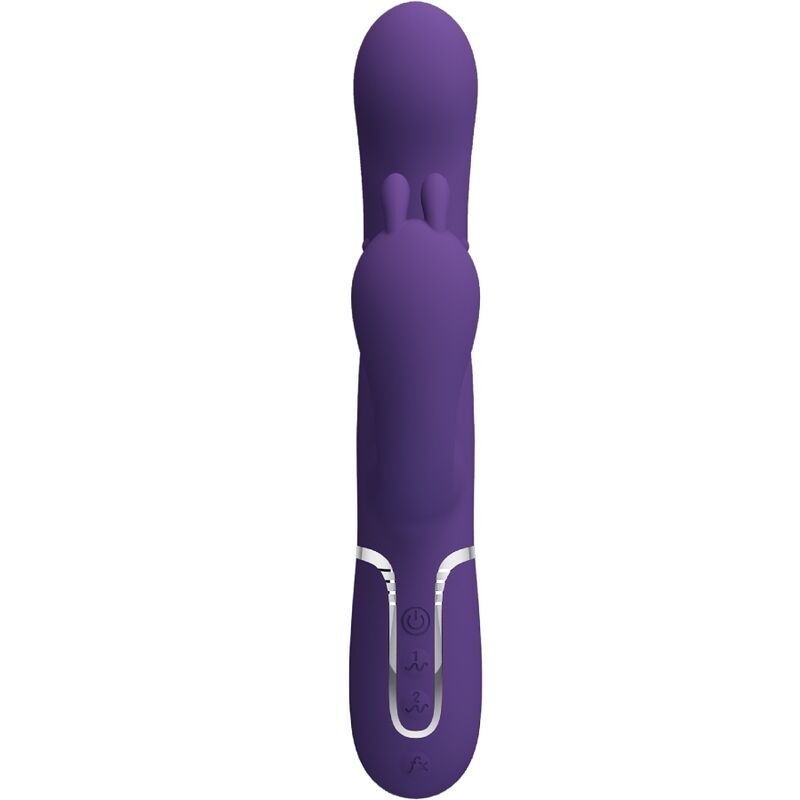 Pretty Love Cammy Vibratore Multifunzione 4 in 1 Viola – Tripla Stimolazione con Design Elegante e Ricaricabile