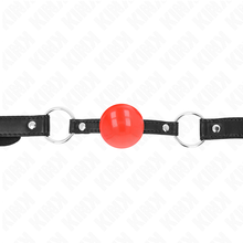 Comprar KINK Mordaza De Bola 4 Cm TPE Rojo – Control Efectivo Con Diseño Seductor-Noxtic