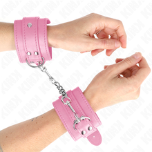 Braccialetti regolabili rosa semplici KINK: design elegante per comfort e stile