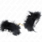 Comprar KINK Esposas De Plumas Negras Con Cadena Dorada – Diseño Elegante Para Experiencias Únicas-Noxtic