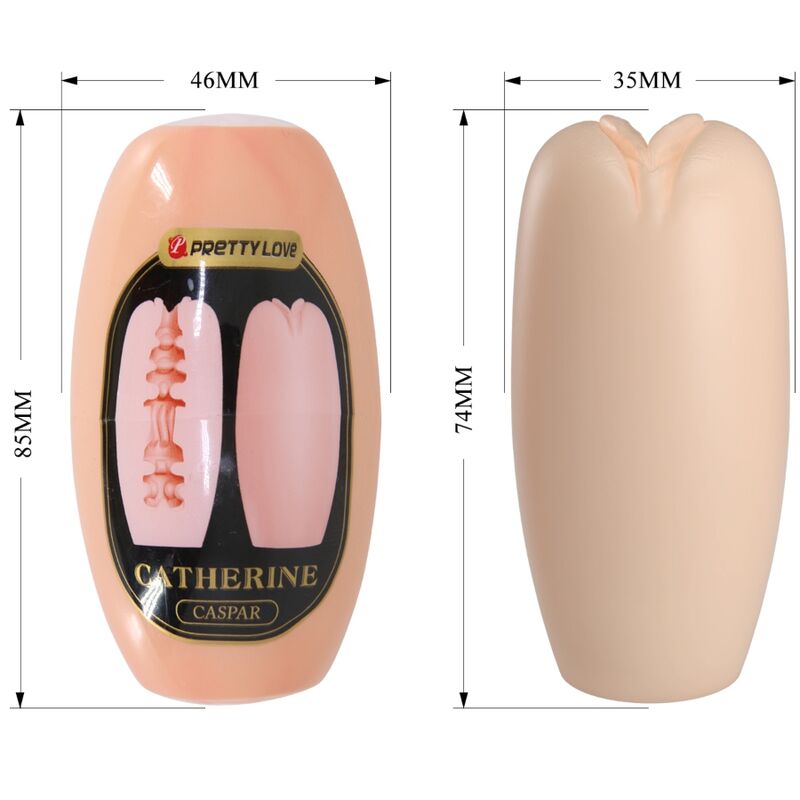 Masturbatore maschile PRETTY LOVE Catherine – Design naturale per un piacere intenso