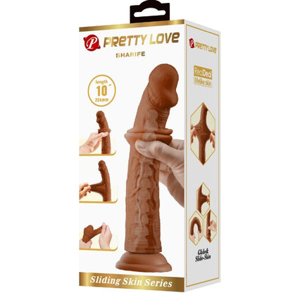 Dildo realistico Sharife PRETTY LOVE 25 cm – Design ergonomico per una stimolazione sensazionale