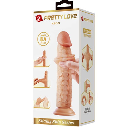 PRETTY LOVE Keon Dildo Realistico 21 CM – Design Naturale per un'Esperienza Autentica