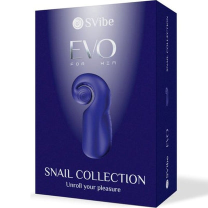 SNAIL VIBE - EVO FOR HIM MALE MASTURBATOR SLIDE NROLL DARK BLUE