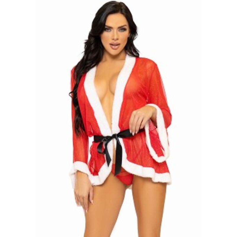 LEG AVENUE - DISFRAZ PICARDÍAS NAVIDEÑO SEXY SANTA ROJO M/L-LEG AVENUE COSTUMES-Noxtic