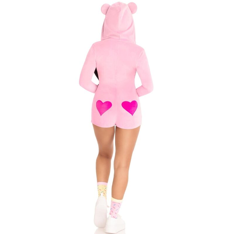 LEG AVENUE Body in velluto rosa Teddy S – Design accogliente per comfort e stile