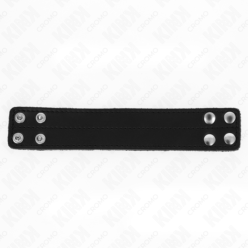 Anello in pelle KINK con chiusura a scatto: design elegante per comfort e stile