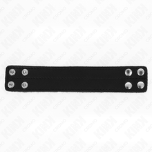 KINK - LEATHER COCK RING WITH SNAP CLOSURE 18.5 X 3.3 CM