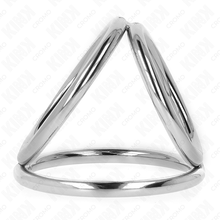 Comprar KINK Anillo Triple Metal Cromado – Estimulación Intensa Con Diseño Elegante-Noxtic
