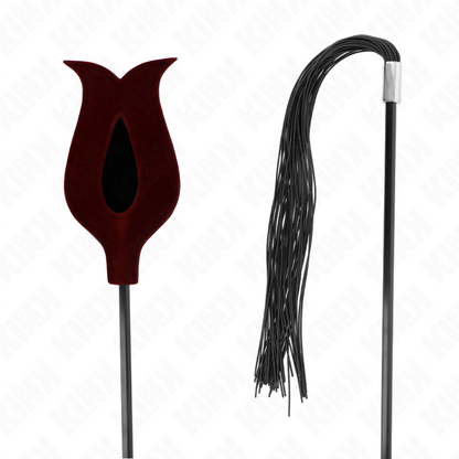 Frusta con nappa in silicone KINK – Design elegante per giochi sensuali