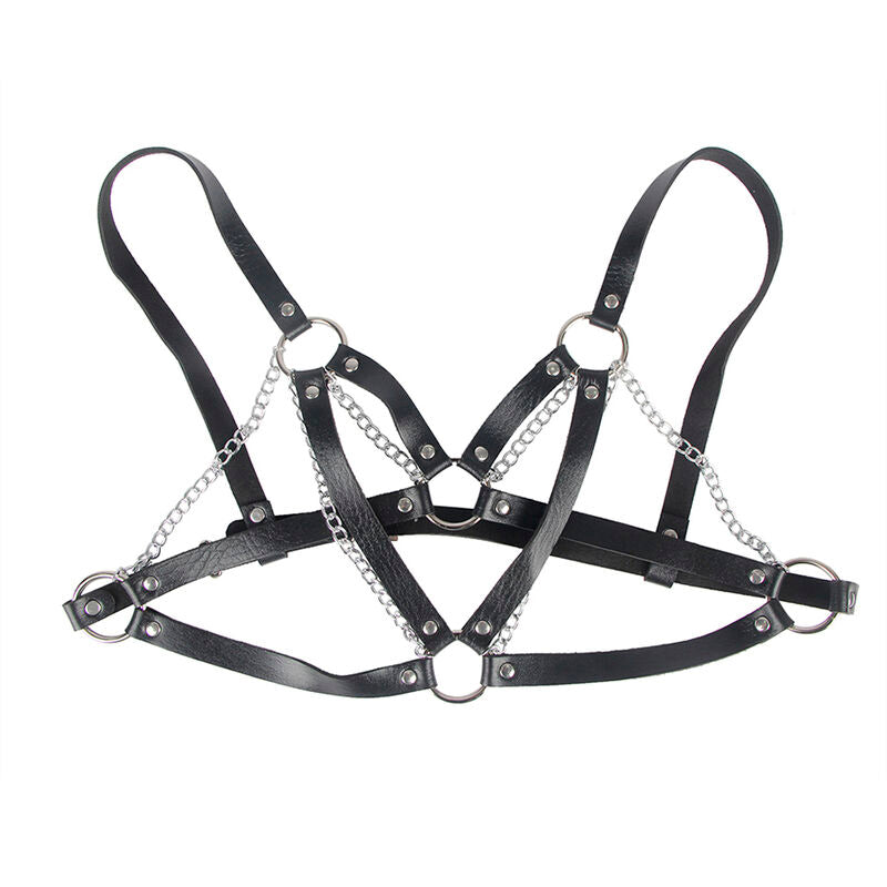 SUBBLIME Cinturón De Bondage Punk Hebilla Metal Negro Talla Única – Diseño Elegante Para Estilo Alternativo