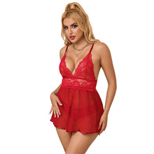 Comprar SUBBLIME Babydoll Apertura Trasera Rojo L XL – Lencería Elegante Con Diseño Seductor-Noxtic
