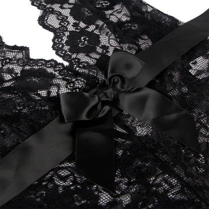 Comprar SUBBLIME Body Sexy Con Volantes Negro L XL – Diseño Elegante Para Sensación Seductora-Noxtic