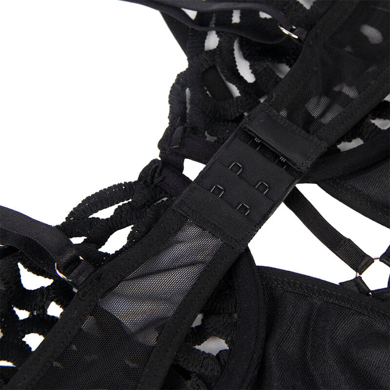 Comprar SUBBLIME Body Sexy De Encaje Negro S/M – Lencería Elegante Que Realza La Silueta-Noxtic