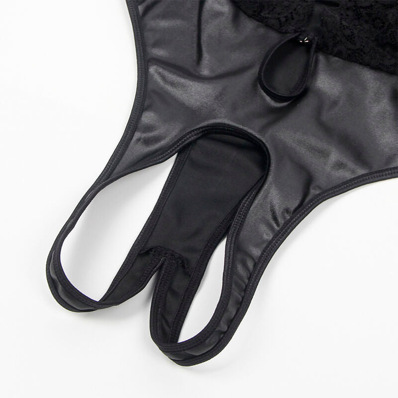 Comprar SUBBLIME Body Sexy Con Ligueros Negro L/XL – Lencería Elegante Para Sentirse Irresistible-Noxtic