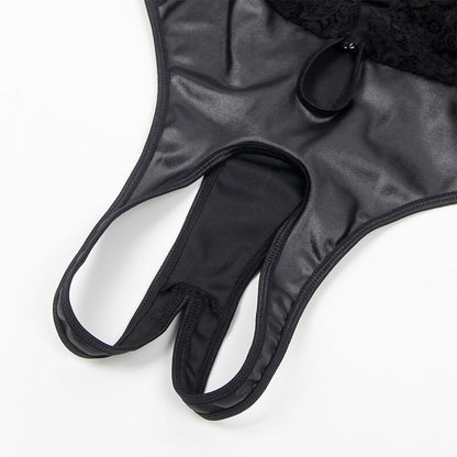 Comprar SUBBLIME Body Sexy Con Ligueros Negro L/XL – Lencería Elegante Para Sentirse Irresistible-Noxtic