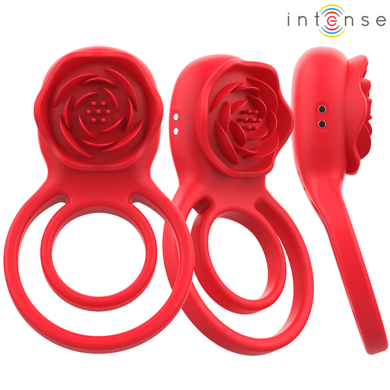 Stimolatore Intenso Gail Rose 10 Vibrazioni Rosso – Stimolatore con Telecomando per un Piacere Personalizzato