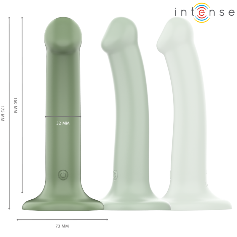 Vibratore INTENSE Becca Green – Vibratore con telecomando e 10 modalità di vibrazione