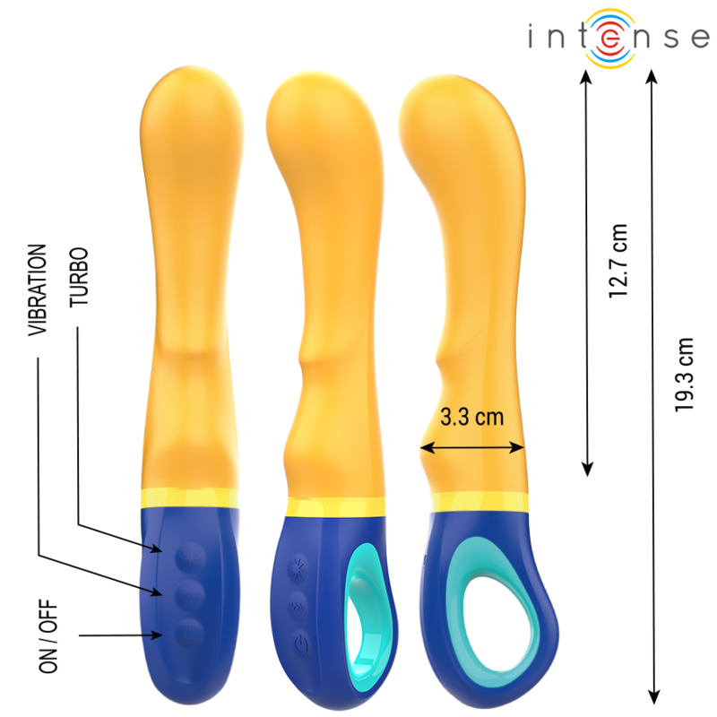 INTENSE - SHAGGY YELLOW G-SPOT VIBRATOR