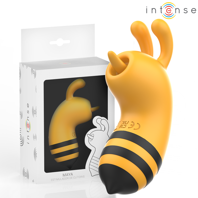 Stimolatore Intense Maya Bee Giallo Nero – Design divertente con prestazioni potenti