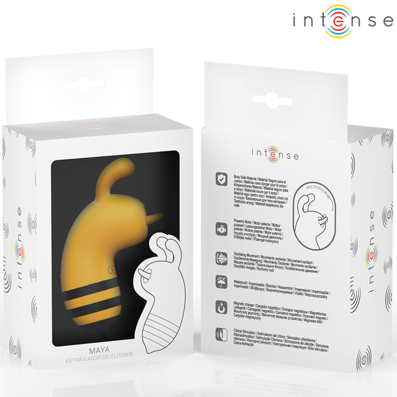 Stimolatore Intense Maya Bee Giallo Nero – Design divertente con prestazioni potenti