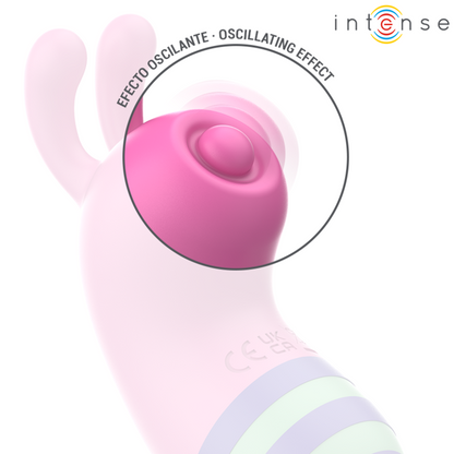 Stimolatore INTENSE Willie Pink Green Bee – Design affascinante per il piacere sensoriale