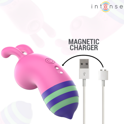 Stimolatore INTENSE Willie Pink Green Bee – Design affascinante per il piacere sensoriale