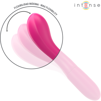 Vibratore Lisette Pink INTENSE – Flessibile con 10 modalità di vibrazione per un piacere personalizzato