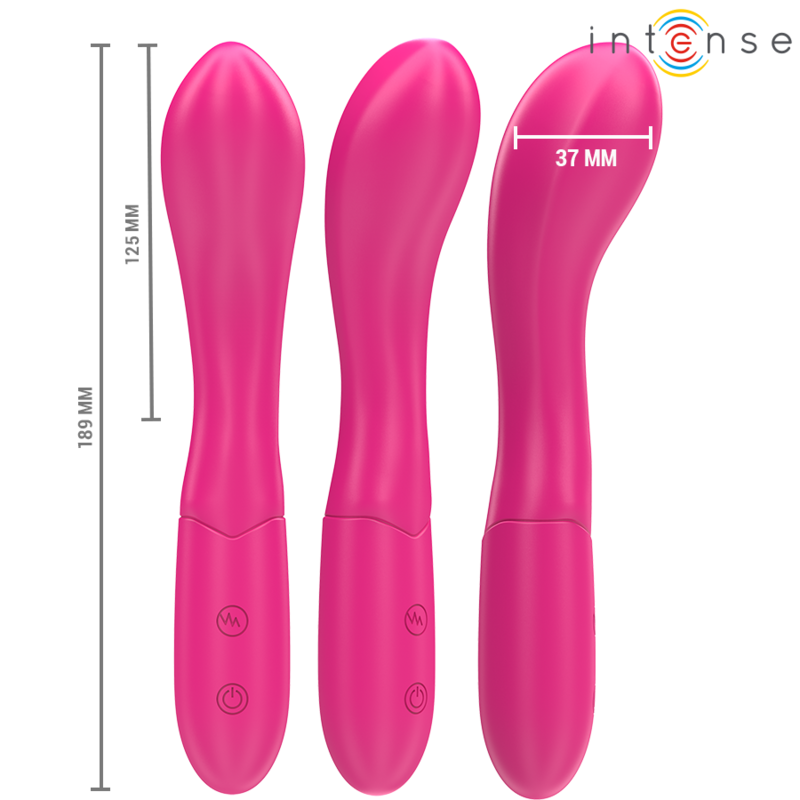Vibratore Lisette Pink INTENSE – Flessibile con 10 modalità di vibrazione per un piacere personalizzato