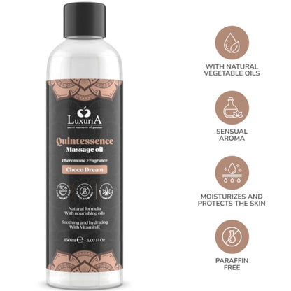 Comprar Intimateline Luxuria Aceite De Masajes Chocolate 150 Ml – Aceite Aromático Para Relajación Y Bienestar-Noxtic