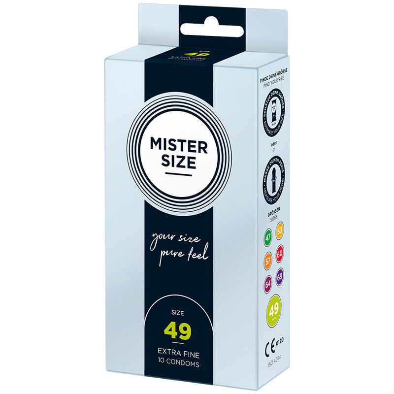 MISTER SIZE Preservativos Talla S 49 Mm – Ajuste Perfecto Para Mayor Conexión Sensual