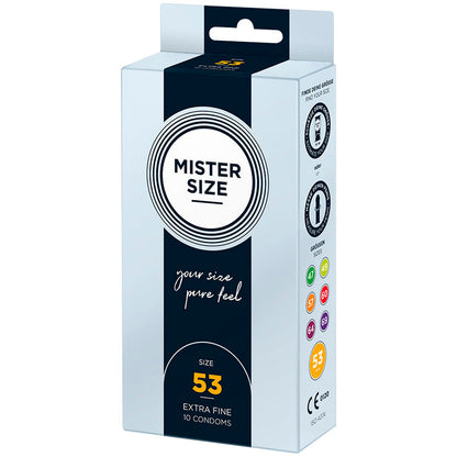 Comprar MISTER SIZE Preservativos Talla M 53 Mm – Ajuste Perfecto Para Máxima Comodidad-PRESERVATIVOS-Noxtic
