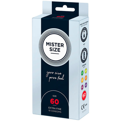 Preservativi Mister Size Taglia XL 60 mm – Preservativi progettati per il massimo comfort
