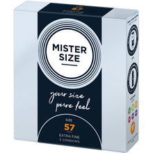 Preservativi Mister Size taglia L 57 mm – Vestibilità perfetta e ultra sottili