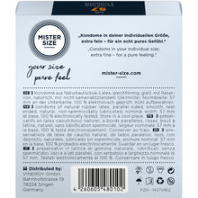 Preservativi Mister Size taglia L 57 mm – Vestibilità perfetta e ultra sottili