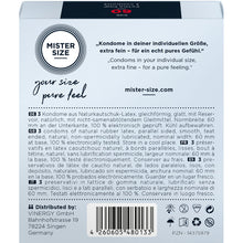 Preservativi Mister Size taglia XL 60 mm – Vestibilità comoda e sicura per un piacere affidabile