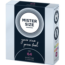 Preservativi Mister Size taglia XXL 64 mm – Vestibilità eccezionale per un comfort superiore