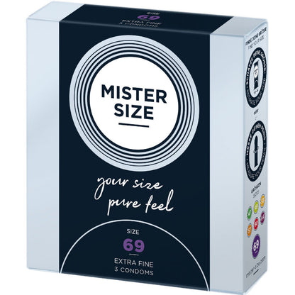 Preservativi MISTER SIZE Taglia XXXL 69 MM – Comfort e sicurezza per un'esperienza piacevole
