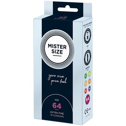 Preservativi Mister Size XXL 64 mm – Vestibilità perfetta e comfort per un piacere sicuro