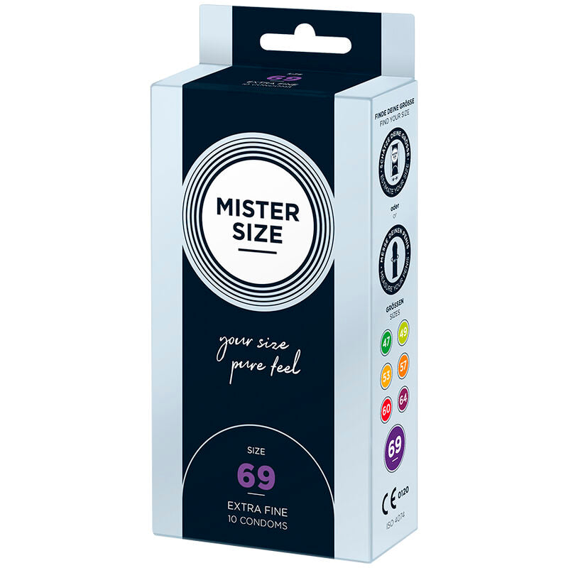 Mister Size Preservativos Talla XXXL 69 mm – Ajuste Perfecto Para Mayor Comodidad