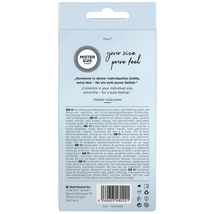 Comprar Mister Size Preservativos Talla XXXL 69 mm – Ajuste Perfecto Para Mayor Comodidad-PRESERVATIVOS-Noxtic