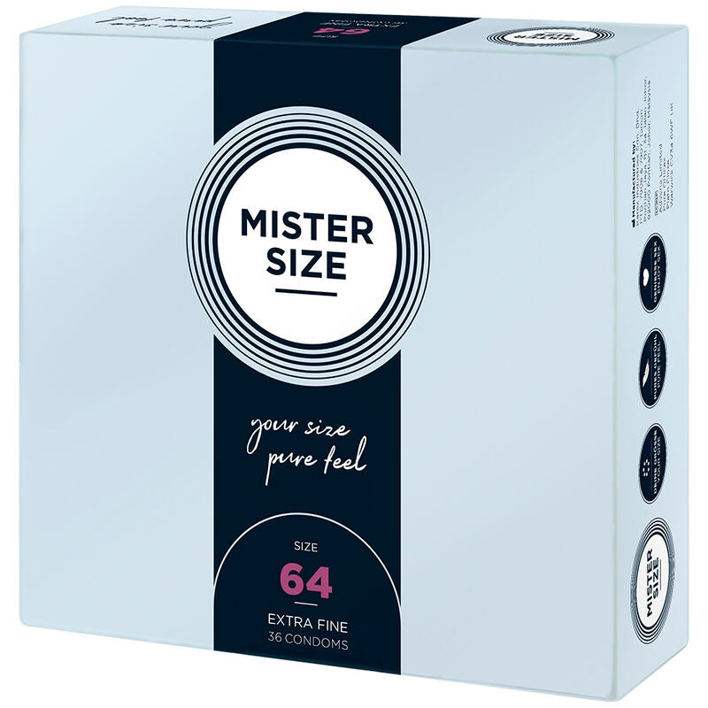 MISTER SIZE Preservativos Talla XXL 64 Mm – Ajuste Perfecto Para Mayor Comodidad
