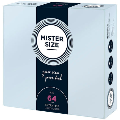 MISTER SIZE Preservativos Talla XXL 64 Mm – Ajuste Perfecto Para Mayor Comodidad
