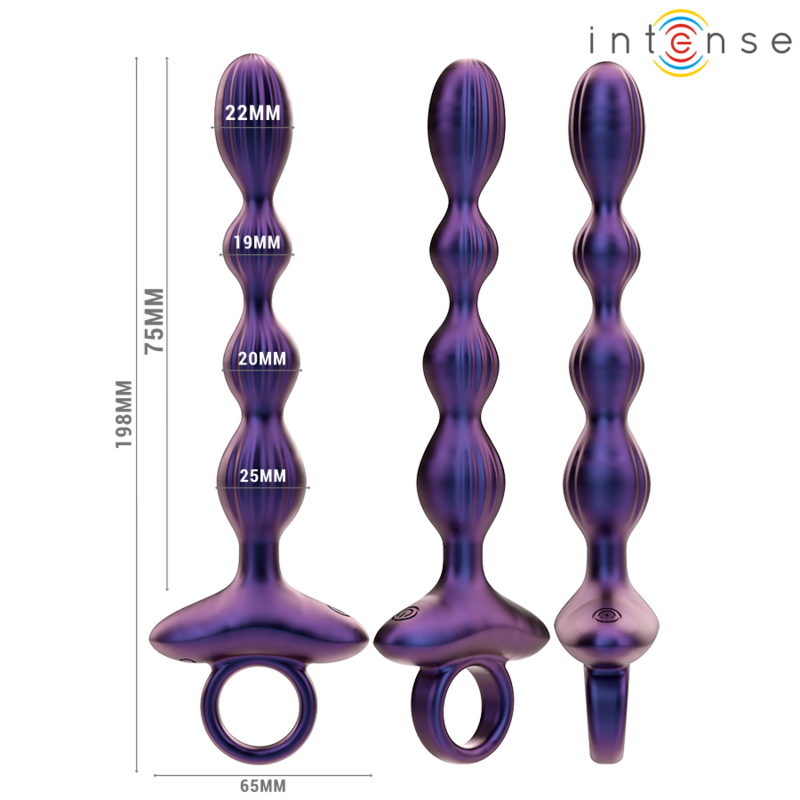 INTENSE Jackie Plug Anal Vibrador Modelo 1 – Control Remoto Para Experiencias Innovadoras