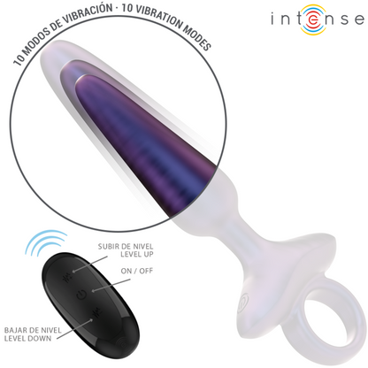 INTENSE Marlon Plug Anal Vibrador Modelo 4 – Diseño Ergonomico Con Control Remoto Para Placer Personalizado