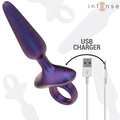 INTENSE Marlon Plug Anal Vibrador Modelo 4 – Diseño Ergonomico Con Control Remoto Para Placer Personalizado