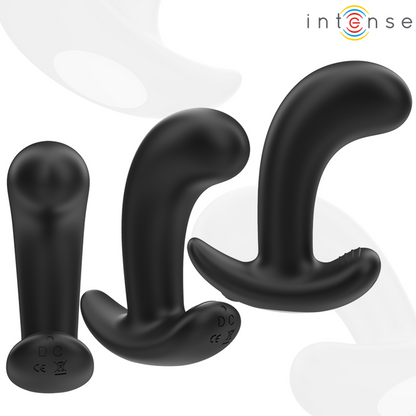 INTENSE Chandler Plug Anal Negro – Plug Con 10 Vibraciones Y Control Remoto Para Placer Personalizado
