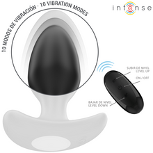 Intense Joey Plug Anal Negro – Plug Con 10 Modos De Vibración Y Control Remoto
