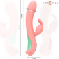 Vibratore INTENSE Rachel Pink Rabbit – Design elegante con 5 modalità di vibrazione